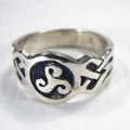Silberschmuck: Keltische Ringe